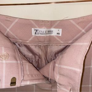 New York & Co pink, checkered dress pants